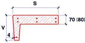 L-shape supporting stair L86 (undercut) - Durable floors Cidemat